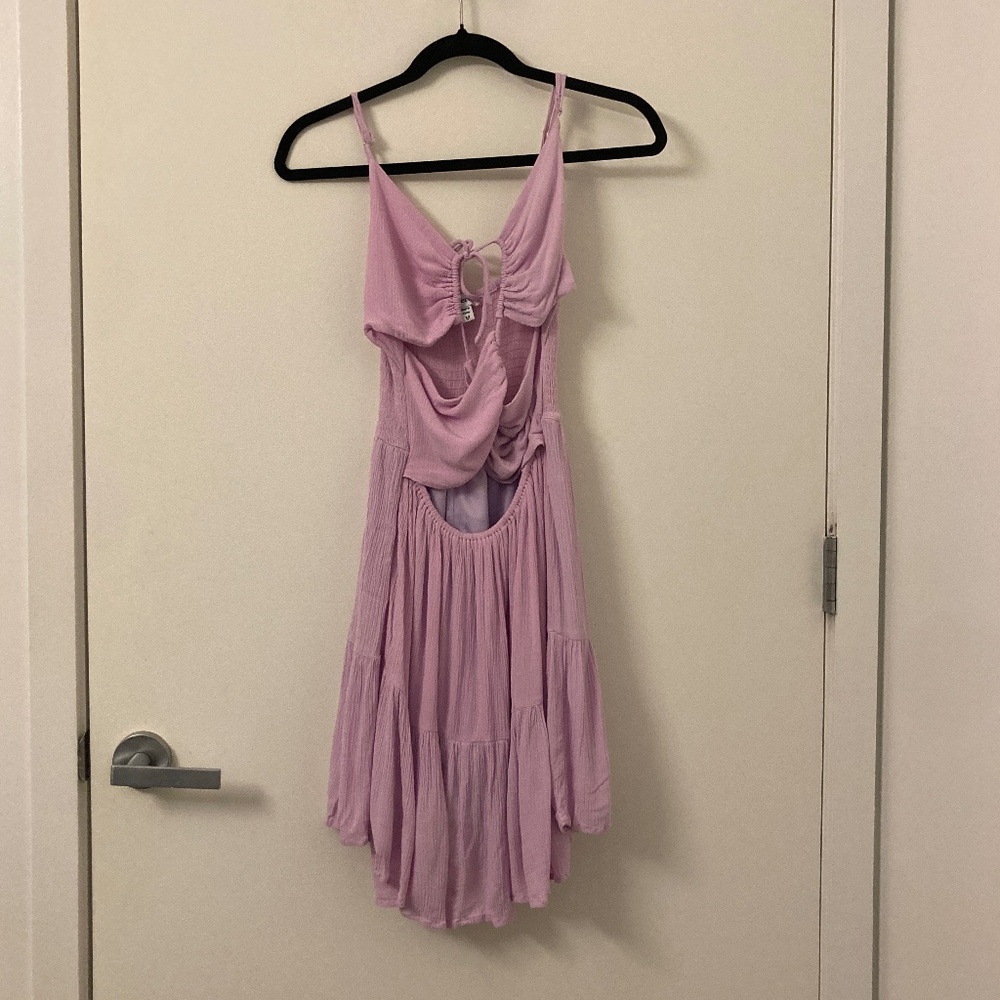 Beach Cover Up Tiered Dress, NWOT